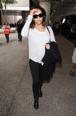 EVA LONGORIA Arrives at LAX Airport from Paris