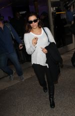 EVA LONGORIA Arrives at LAX Airport from Paris