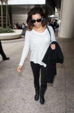 EVA LONGORIA Arrives at LAX Airport from Paris