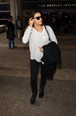 EVA LONGORIA Arrives at LAX Airport from Paris