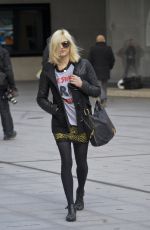 FEARNE COTTON Arrives at BBC Radio 1 Studios in London