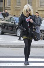 FEARNE COTTON Arrives at BBC Radio 1 Studios in London