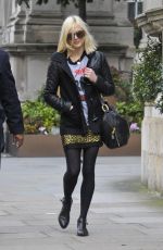 FEARNE COTTON Arrives at BBC Radio 1 Studios in London