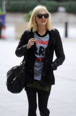 FEARNE COTTON Arrives at BBC Radio 1 Studios in London