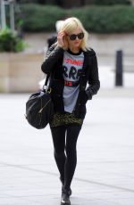 FEARNE COTTON Arrives at BBC Radio 1 Studios in London