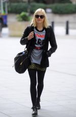 FEARNE COTTON Arrives at BBC Radio 1 Studios in London