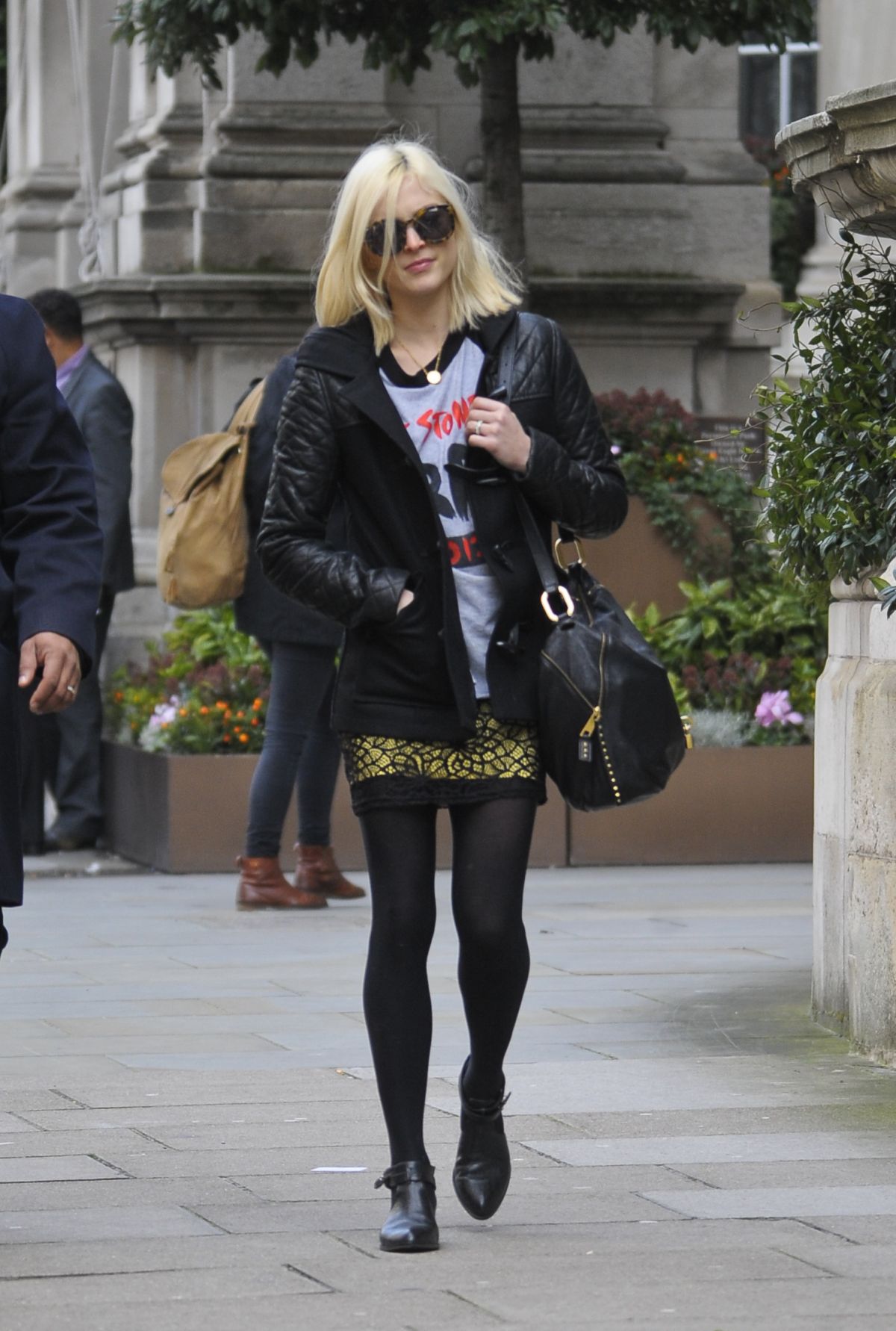 FEARNE COTTON Arrives at BBC Radio 1 Studios in London – HawtCelebs