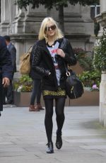 FEARNE COTTON Arrives at BBC Radio 1 Studios in London