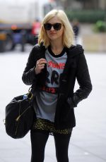 FEARNE COTTON Arrives at BBC Radio 1 Studios in London