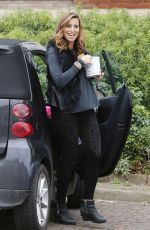FERNE MCCANN in Tights Out and About in Essex