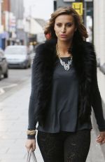 FERNE MCCANN in Tights Out and About in Essex