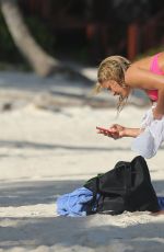 GEMMA ATKINSON in Bikini at a Beach in Dominican Republic