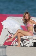 GEORGIA MAY JAGGER in Bikini at a Beach in Miami