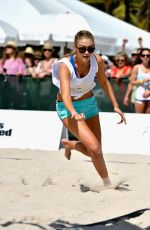 GIGI HADID at SI Swimsuit Beach Volleyball Tournament in Miami