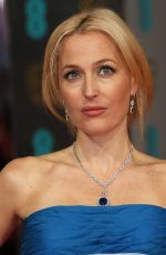 GILLIAN ANDERSON at 2014 BAFTA Awards in London