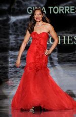 GINA TORRES at Go Red for Women, The Heart Truth Fashion Show in New York