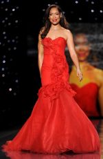 GINA TORRES at Go Red for Women, The Heart Truth Fashion Show in New York