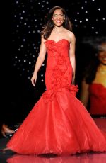 GINA TORRES at Go Red for Women, The Heart Truth Fashion Show in New York