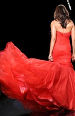 GINA TORRES at Go Red for Women, The Heart Truth Fashion Show in New York