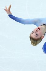 GRACIE GOLDat Team Ladies Free Skating at 2014 Winter Olympics in Sochi