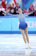 GRACIE GOLDat Team Ladies Free Skating at 2014 Winter Olympics in Sochi