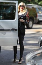 GWEN STEFANI Leaves Bel-Air Hotle in Bel-Air
