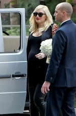GWEN STEFANI Leaves Bel-Air Hotle in Bel-Air