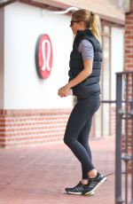 GWYNETH PALTROW in Tights Arrives at Tracy Anderson Gym in Brentwood