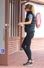 GWYNETH PALTROW in Tights Arrives at Tracy Anderson Gym in Brentwood
