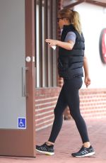 GWYNETH PALTROW in Tights Arrives at Tracy Anderson Gym in Brentwood