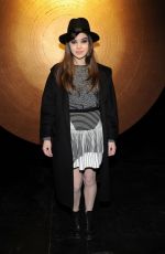 HAILEE STEINFELD at Prabal Gurung Fashion Show in New York