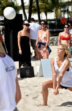 HANNAH FERGUSON at SI Swimsuit Beach Volleyball Tournament in Miami