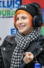 HAYLEY WILLIAMS at Elvis Duran z100 Morning Show in New York