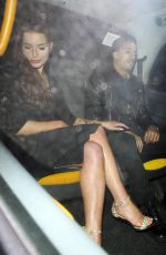 HELEN FLANAGAN ArriveS at Zuma Restaurant in London