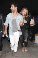 HILARY DUFF Arrives at Miley Cyrus Concert at Staples Center in Los Angeles