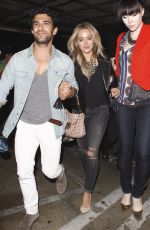 HILARY DUFF Arrives at Miley Cyrus Concert at Staples Center in Los Angeles