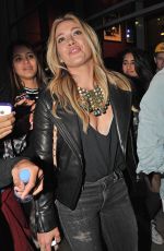 HILARY DUFF Arrives at Miley Cyrus Concert at Staples Center in Los Angeles