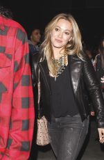 HILARY DUFF Arrives at Miley Cyrus Concert at Staples Center in Los Angeles