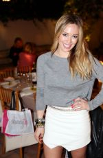 HILARY DUFF at How You Glow Launch in West Hollywood