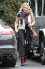 HILARY DUFF in Jeans Out in Los Angeles