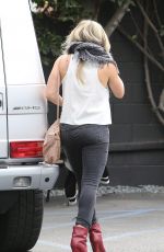 HILARY DUFF in Jeans Out in Los Angeles