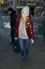 HILARY DUFF Out and About in New York