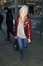 HILARY DUFF Out and About in New York