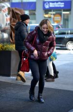 HILARY DUFF Out in New York