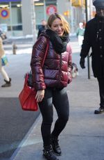 HILARY DUFF Out in New York