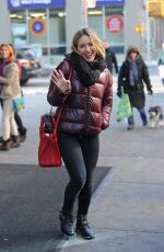 HILARY DUFF Out in New York