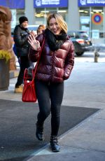 HILARY DUFF Out in New York