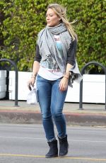 HILARY DUFF Out Shopping in West Hollywood