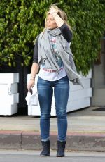 HILARY DUFF Out Shopping in West Hollywood