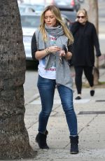 HILARY DUFF Out Shopping in West Hollywood